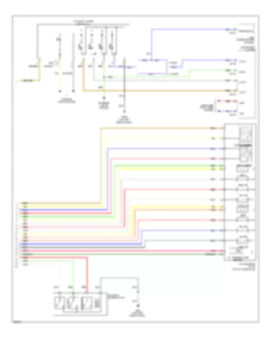 Transmission Wiring Diagram (2 of 2) for Hyundai Accent GLS 2012