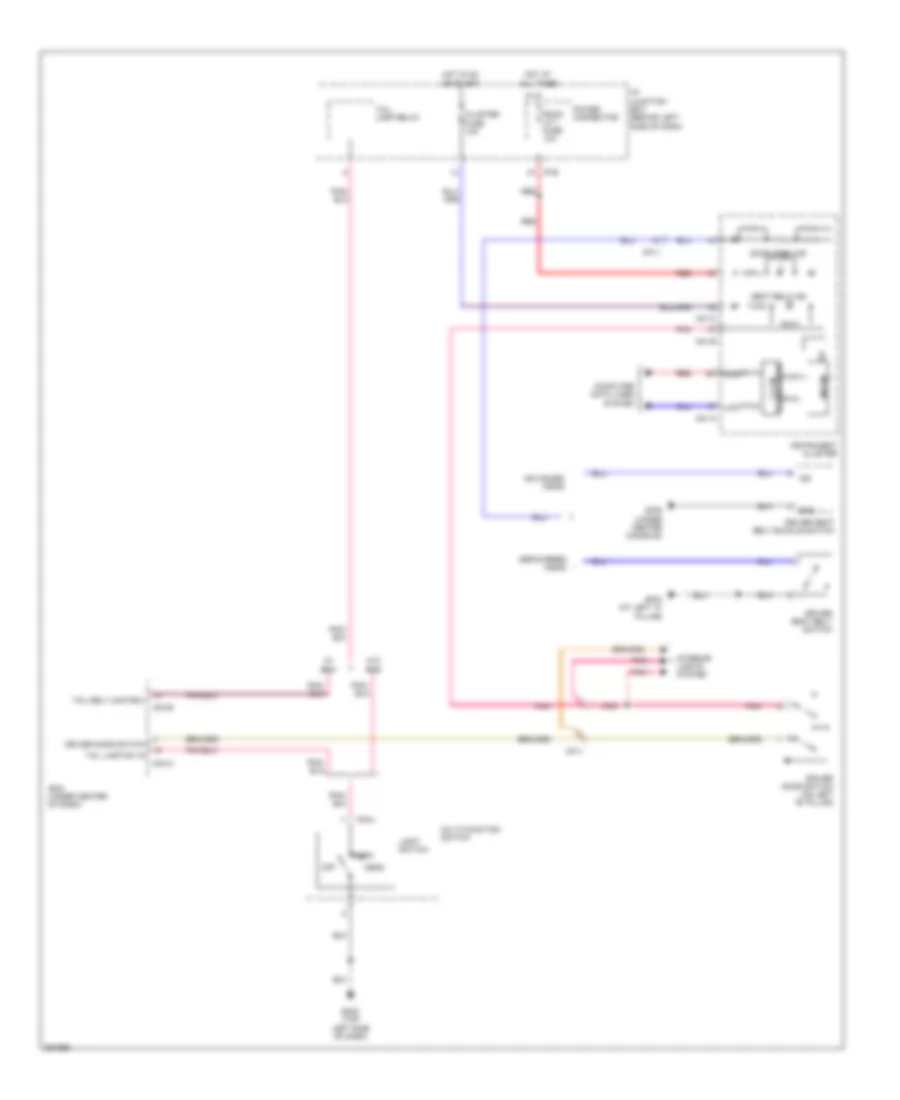 Chime Wiring Diagram for Hyundai Accent GLS 2012