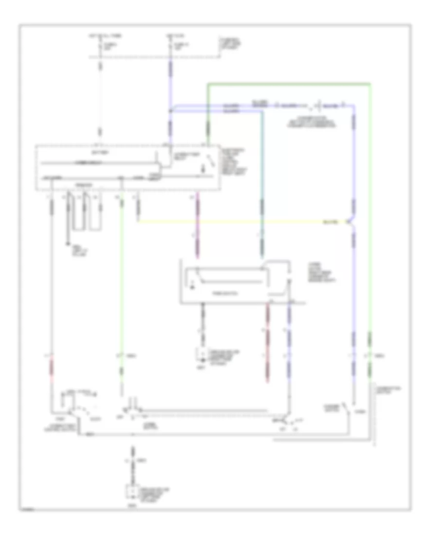 Wiper Washer Wiring Diagram for Hyundai Scoupe LS 1991