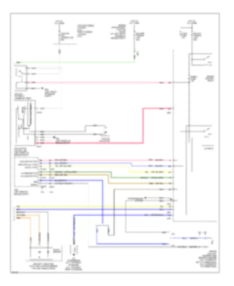 Automatic A C Wiring Diagram 2 of 2 for Hyundai Sonata Limited 2009