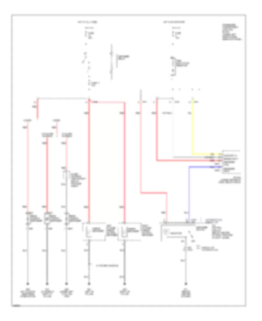Defoggers Wiring Diagram for Hyundai Elantra Limited 2006