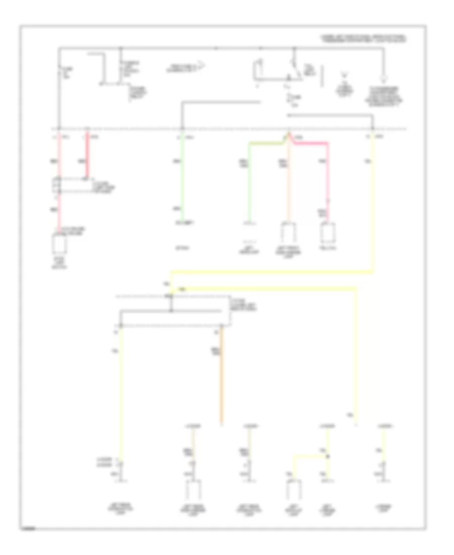 Power Distribution Wiring Diagram (4 of 7) for Hyundai Elantra Limited 2006