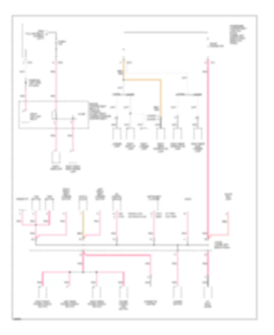 Power Distribution Wiring Diagram 5 of 7 for Hyundai Elantra Limited 2006