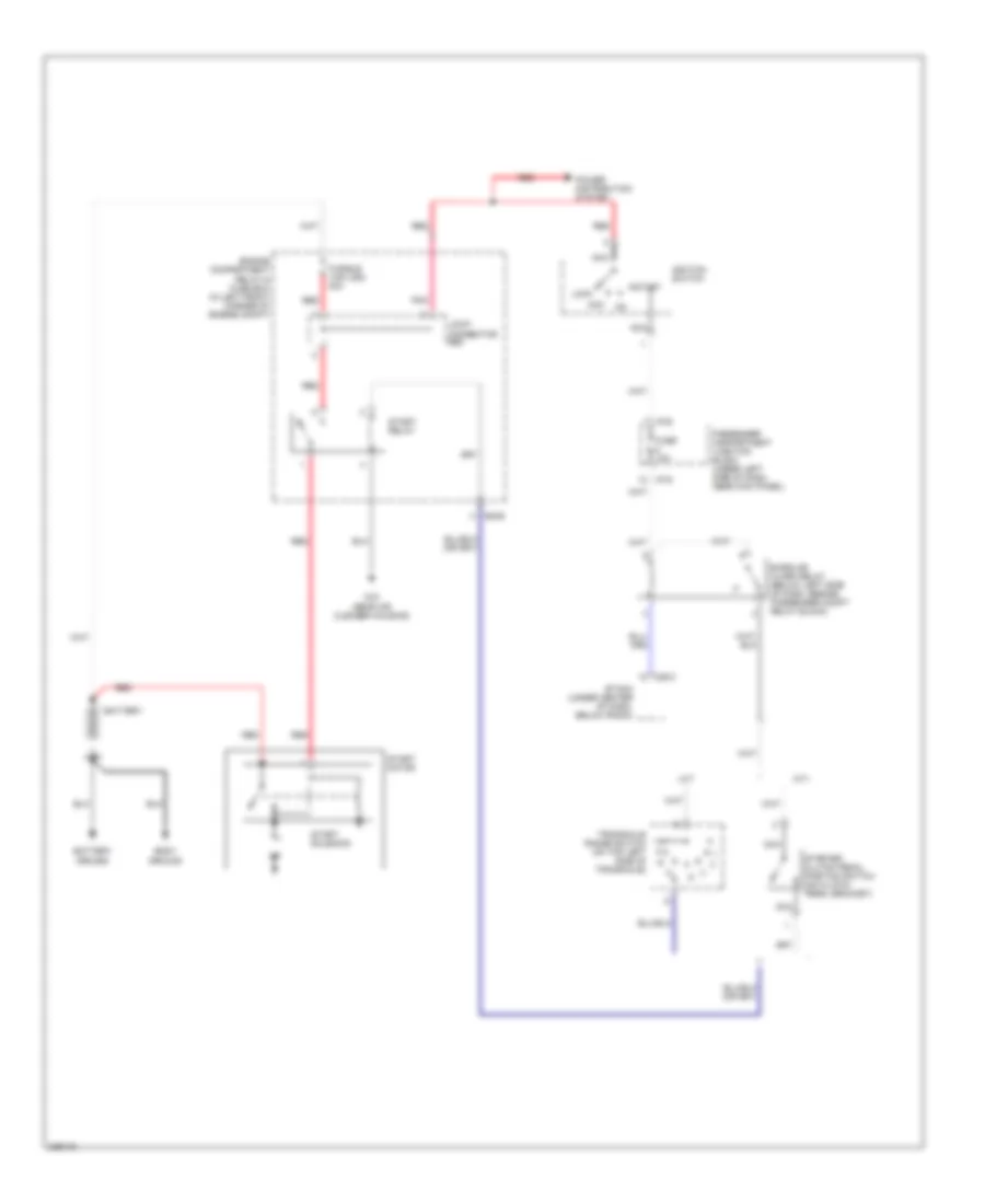 Starting Wiring Diagram for Hyundai Elantra Limited 2006
