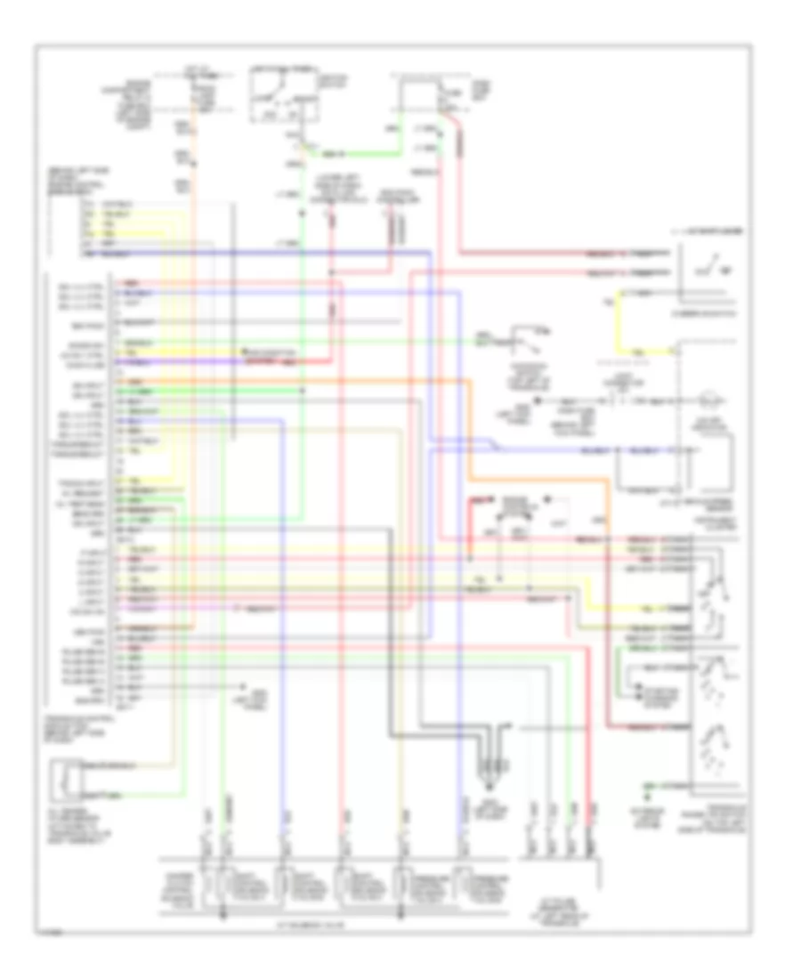 A T Wiring Diagram for Hyundai Accent L 2000