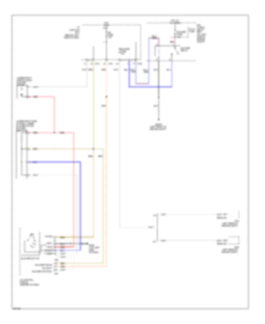 Heater Wiring Diagram for Hyundai Accent GS 2012