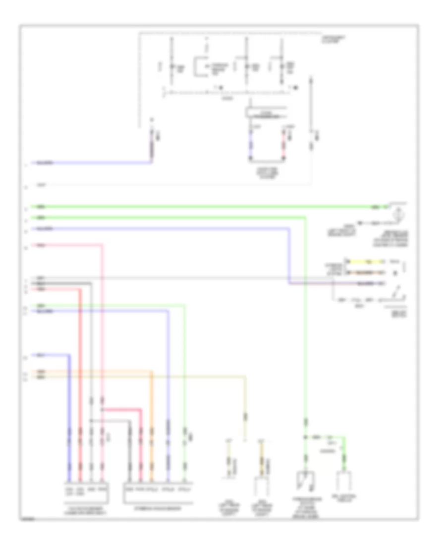 Anti lock Brakes Wiring Diagram 2 of 2 for Hyundai Accent GS 2012