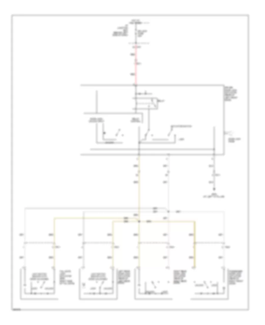 Forced Entry Wiring Diagram, without BCM for Hyundai Accent GS 2012