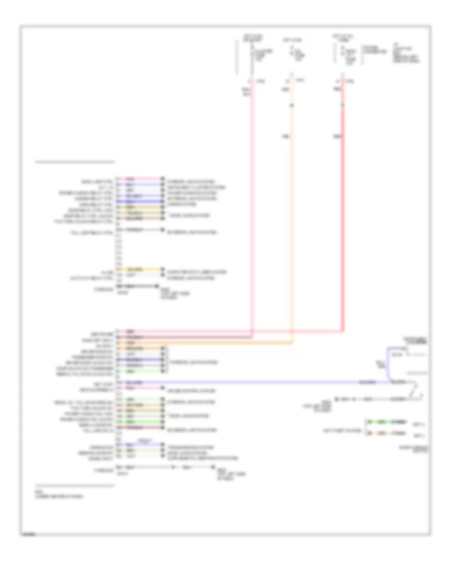 Body Control Modules Wiring Diagram for Hyundai Accent GS 2012