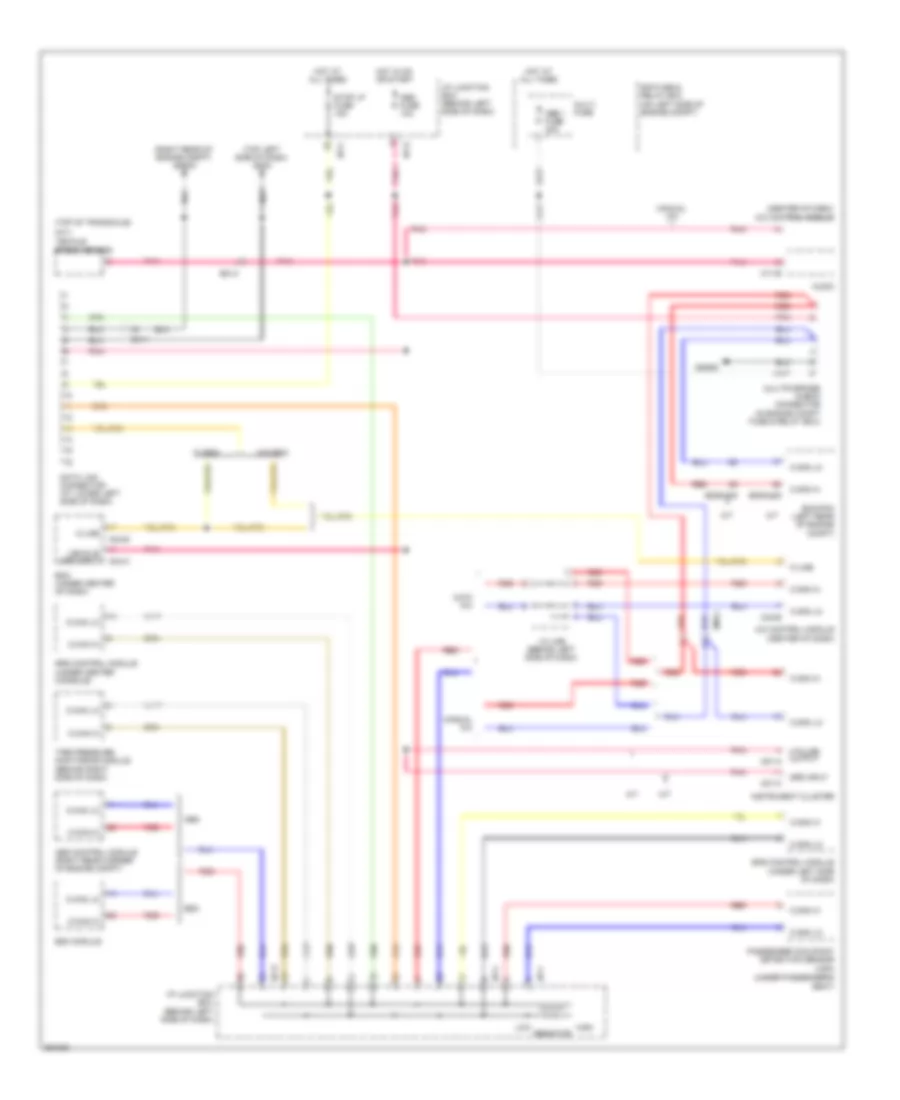 Computer Data Lines Wiring Diagram for Hyundai Accent GS 2012