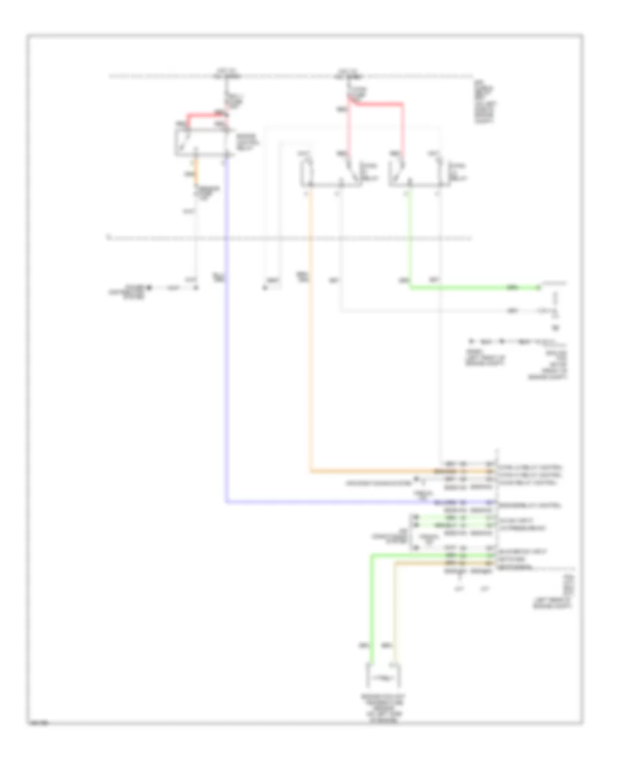 Cooling Fan Wiring Diagram for Hyundai Accent GS 2012