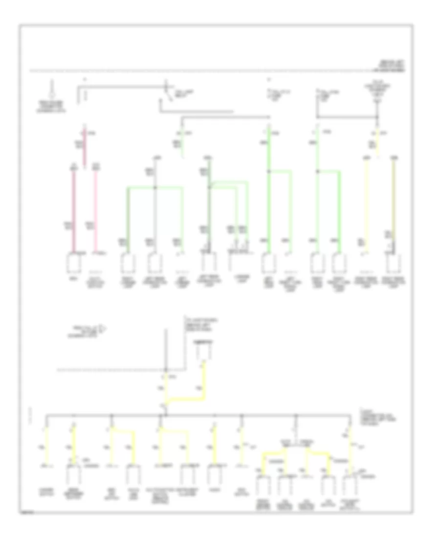 Power Distribution Wiring Diagram 4 of 5 for Hyundai Accent GS 2012