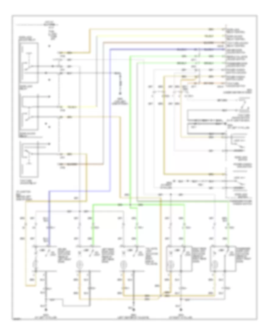 Power Door Locks Wiring Diagram with BCM for Hyundai Accent GS 2012