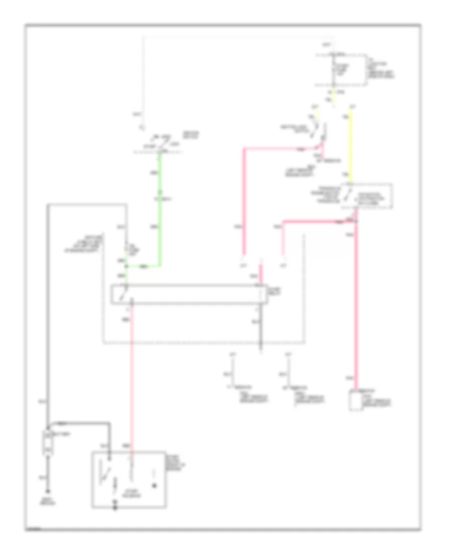 Starting Wiring Diagram for Hyundai Accent GS 2012