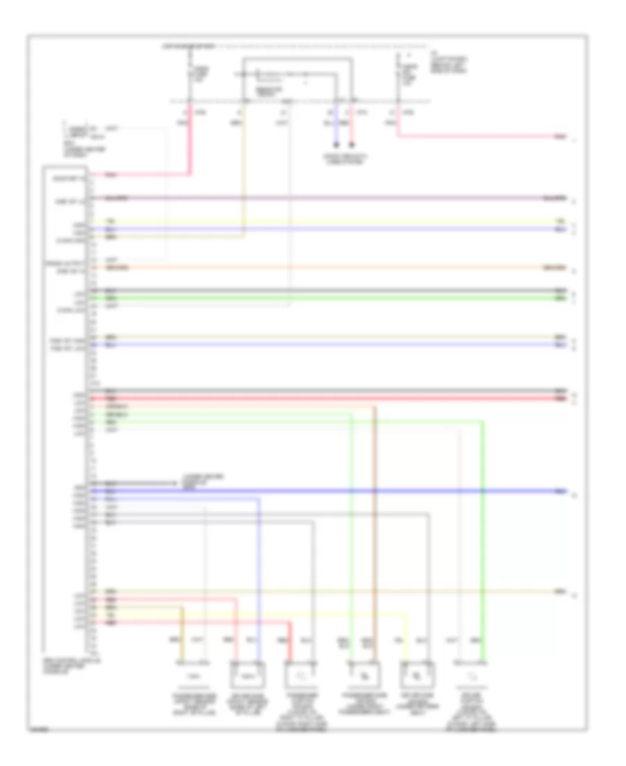 Supplemental Restraints Wiring Diagram Depowered 1 of 2 for Hyundai Accent GS 2012