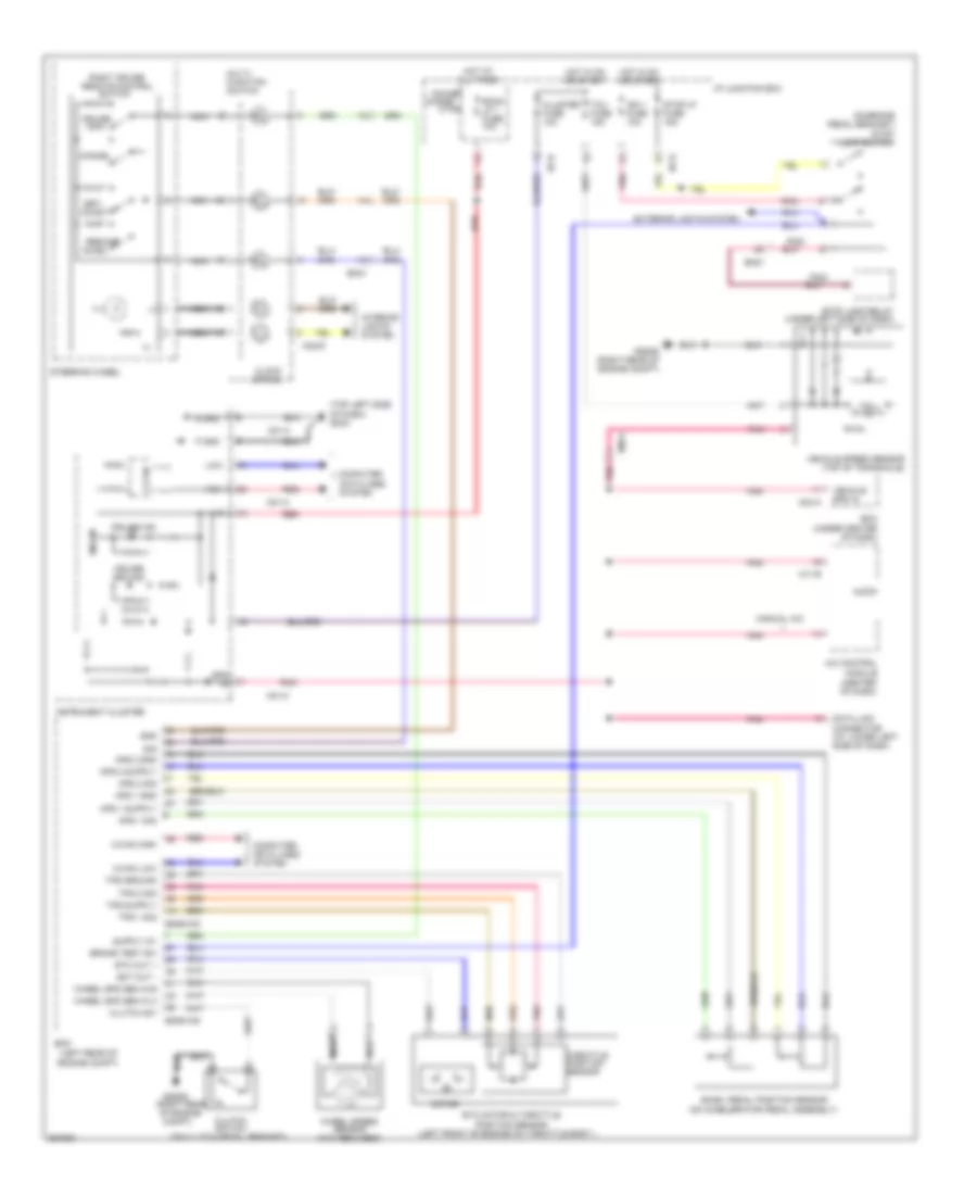 Cruise Control Wiring Diagram, MT for Hyundai Accent SE 2012