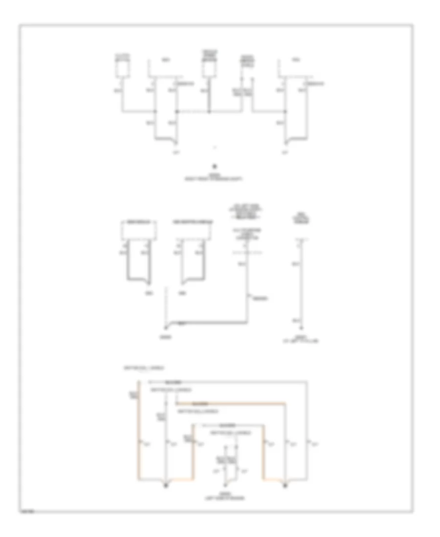 Ground Distribution Wiring Diagram 4 of 4 for Hyundai Accent SE 2012