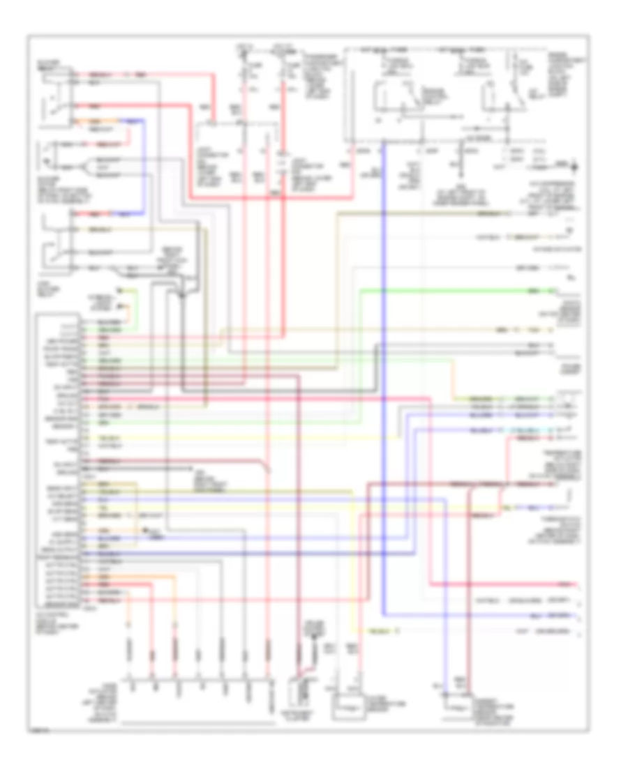 Automatic AC Wiring Diagram (1 of 2) for Hyundai Santa Fe GLS 2006