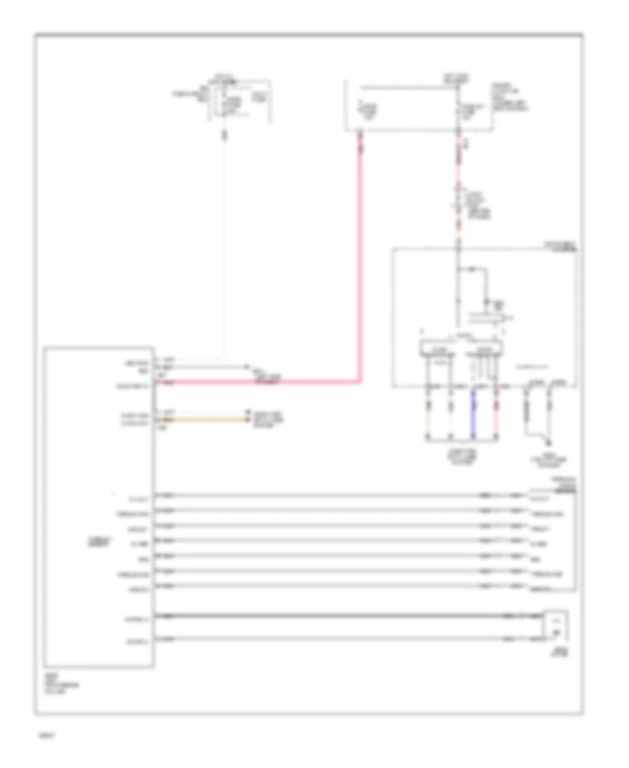 Electronic Power Steering Wiring Diagram for Hyundai Azera 2012