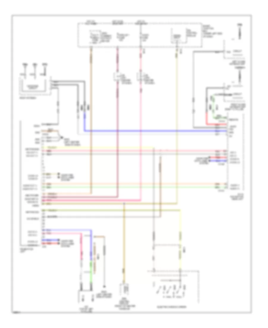 Mobile Telematic System Wiring Diagram for Hyundai Azera 2012