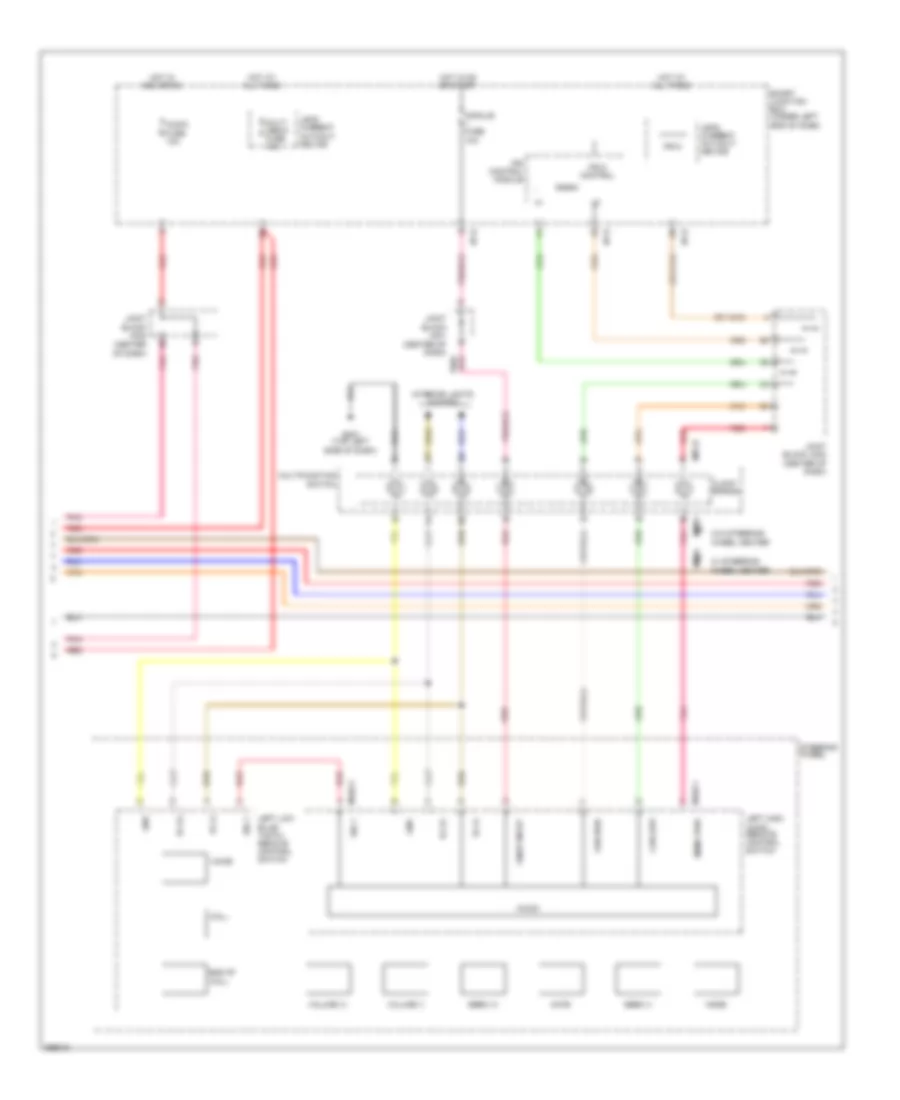 Radio Wiring Diagram (3 of 4) for Hyundai Azera 2012