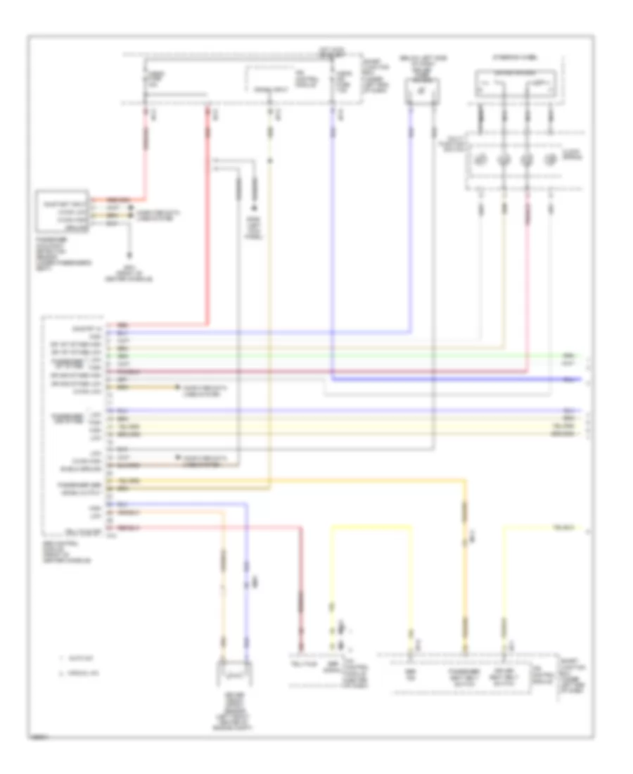Supplemental Restraints Wiring Diagram 1 of 3 for Hyundai Azera 2012