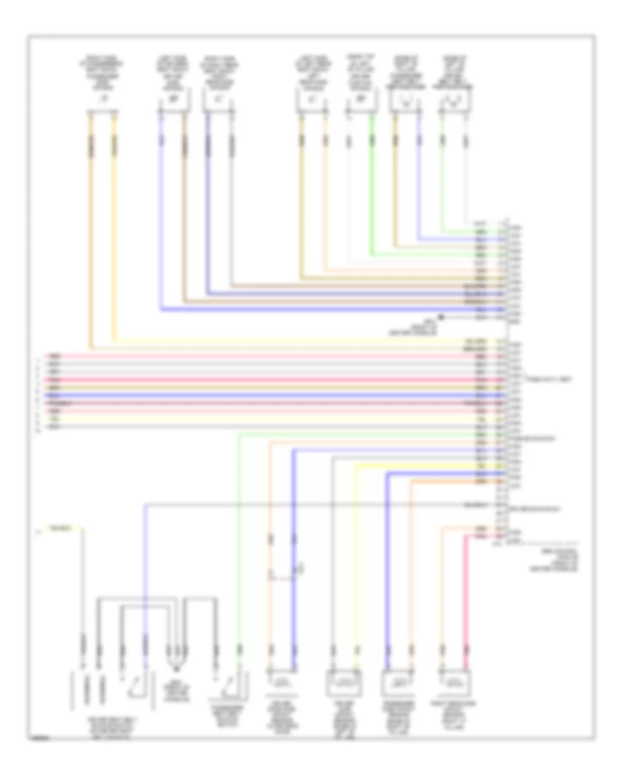 Supplemental Restraints Wiring Diagram 3 of 3 for Hyundai Azera 2012