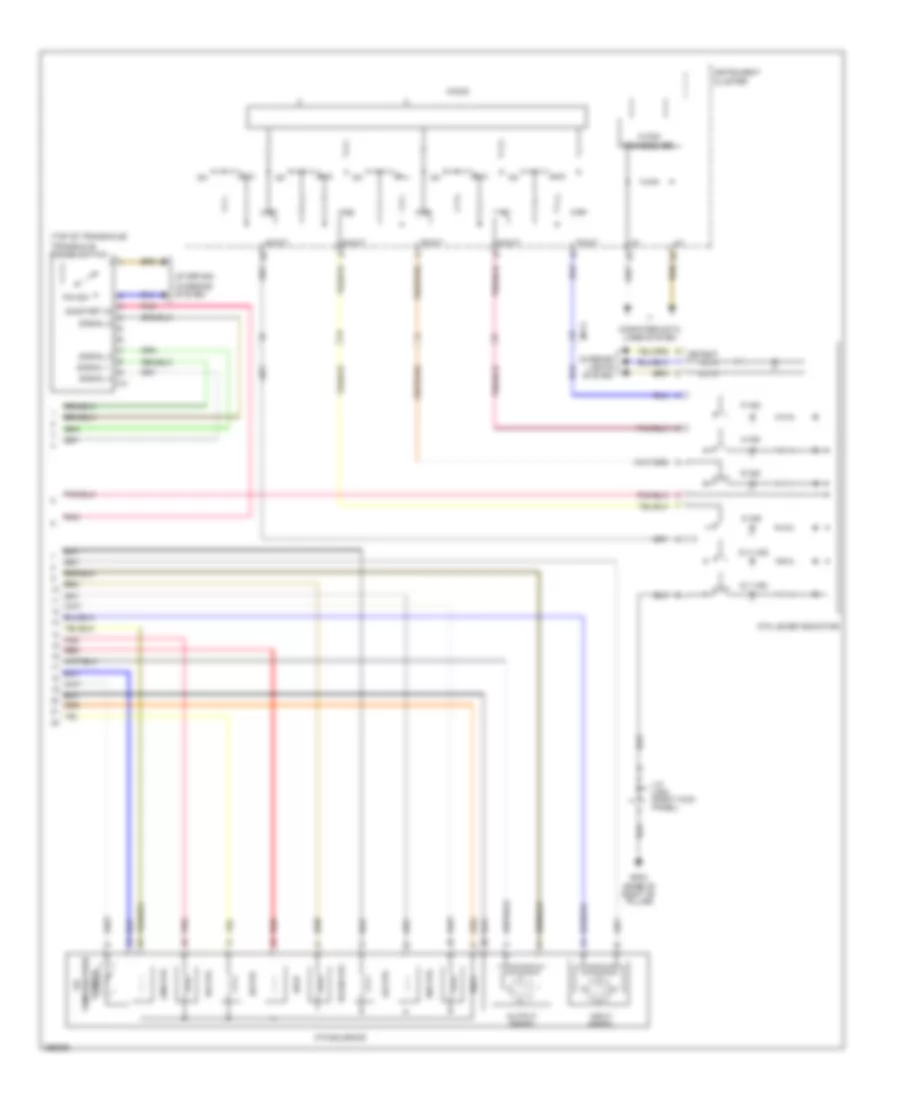 Transmission Wiring Diagram 2 of 2 for Hyundai Azera 2012