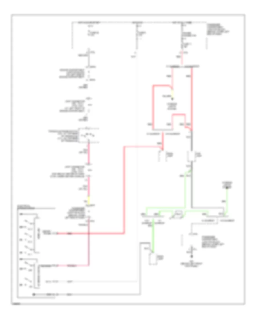 Electrochromic Mirror Wiring Diagram with Home Link for Hyundai Santa Fe Limited 2006
