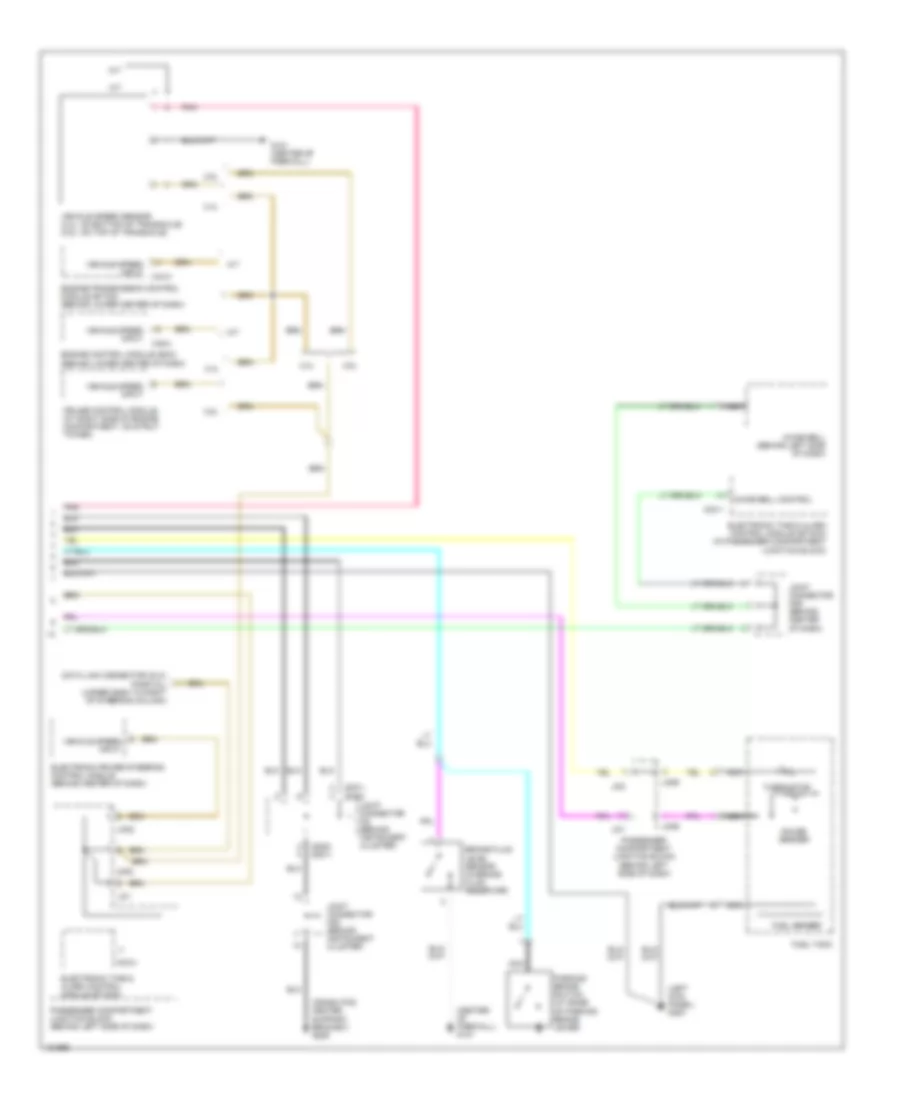 Instrument Cluster Wiring Diagram (2 of 2) for Hyundai Sonata 2000