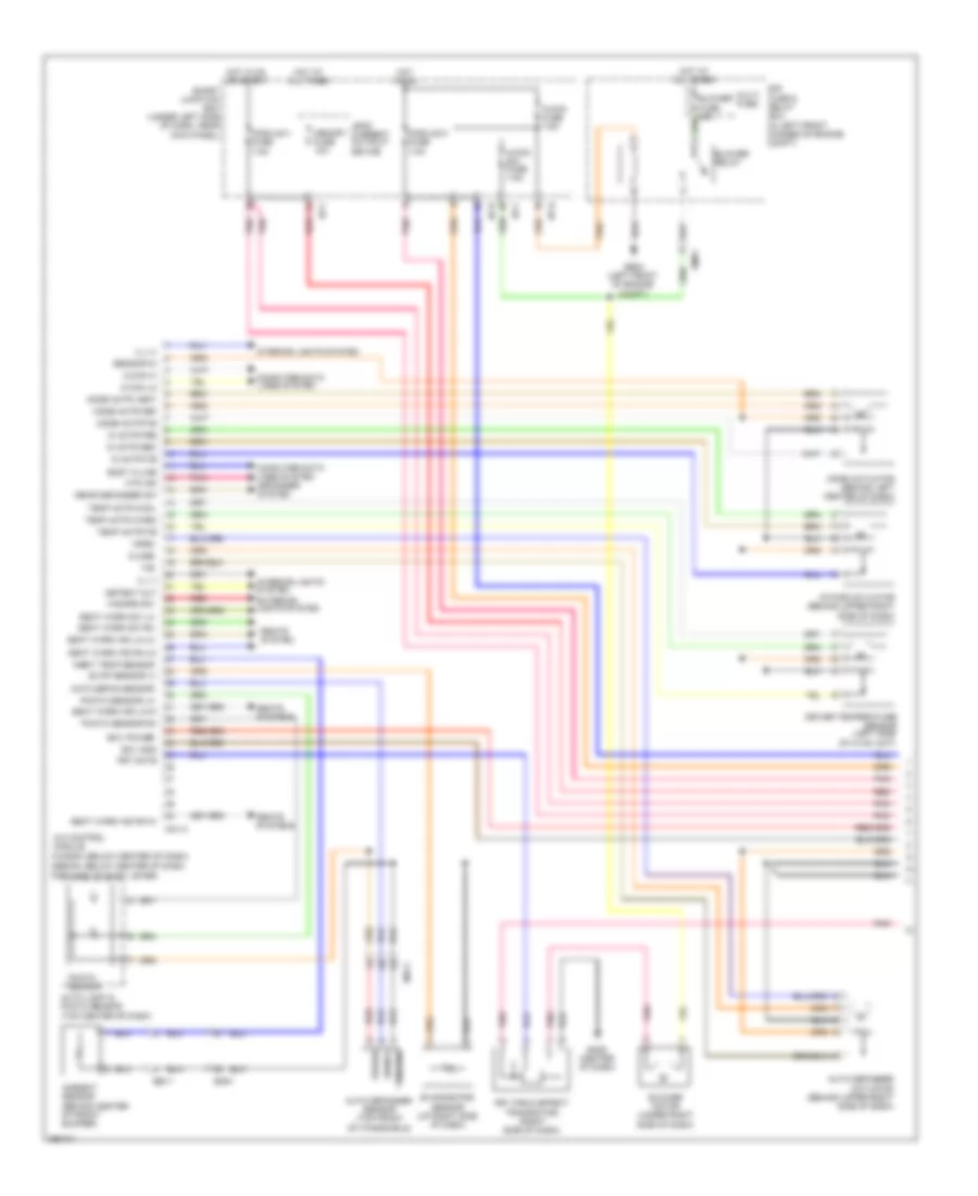 Automatic A C Wiring Diagram 1 of 2 for Hyundai Elantra GLS 2012
