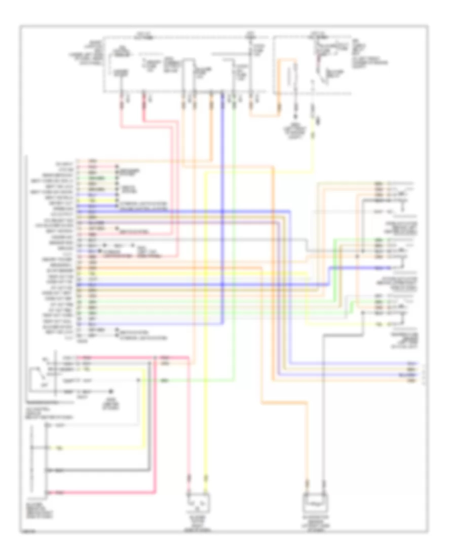Manual AC Wiring Diagram (1 of 2) for Hyundai Elantra GLS 2012