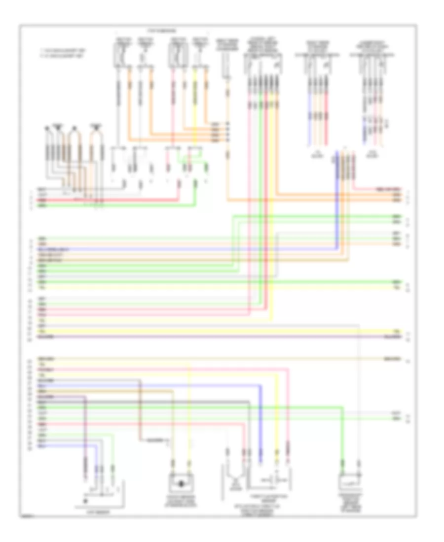 1.8L, Engine Performance Wiring Diagram, MT (2 of 5) for Hyundai Elantra GLS 2012