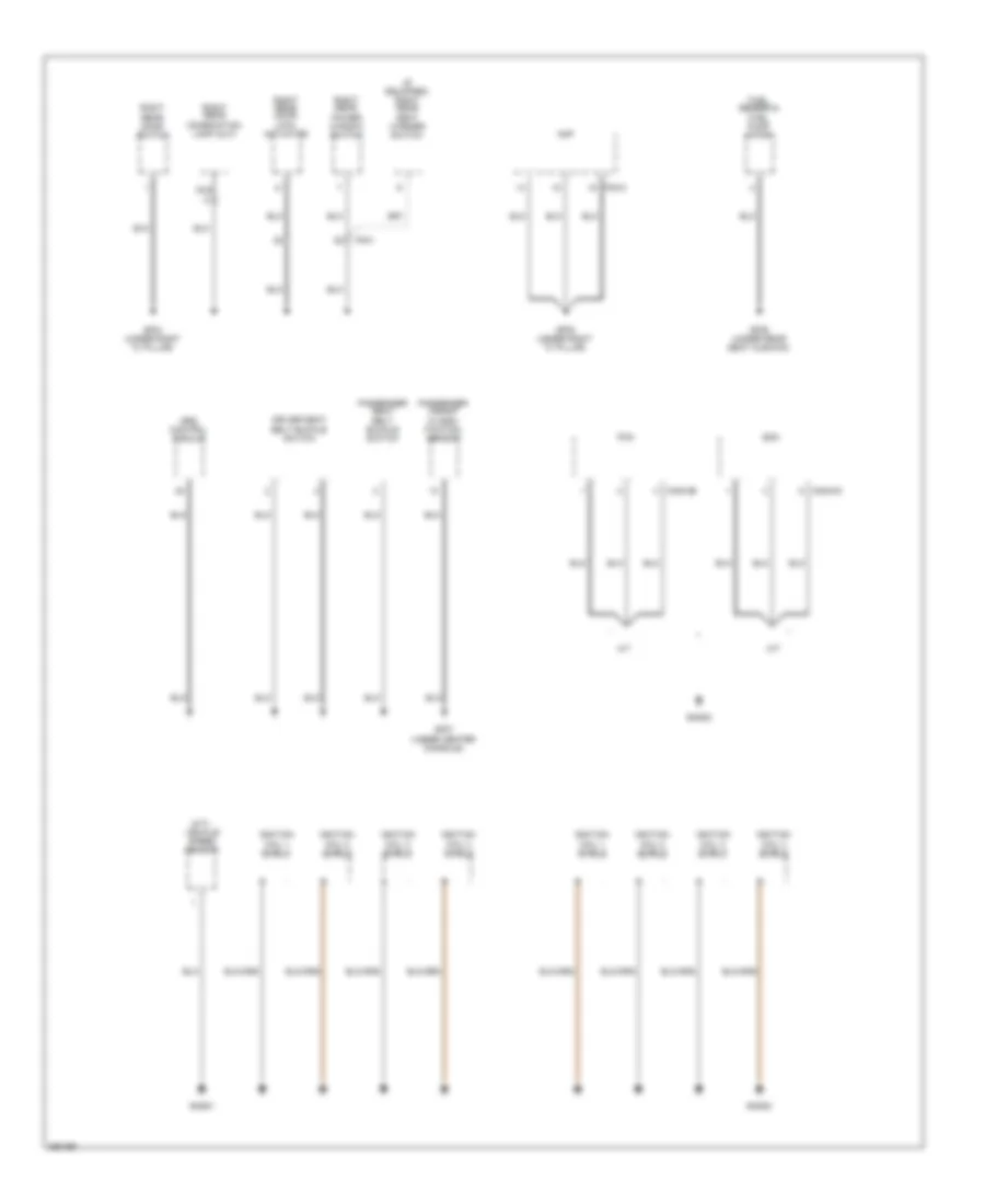 Ground Distribution Wiring Diagram (3 of 3) for Hyundai Elantra GLS 2012