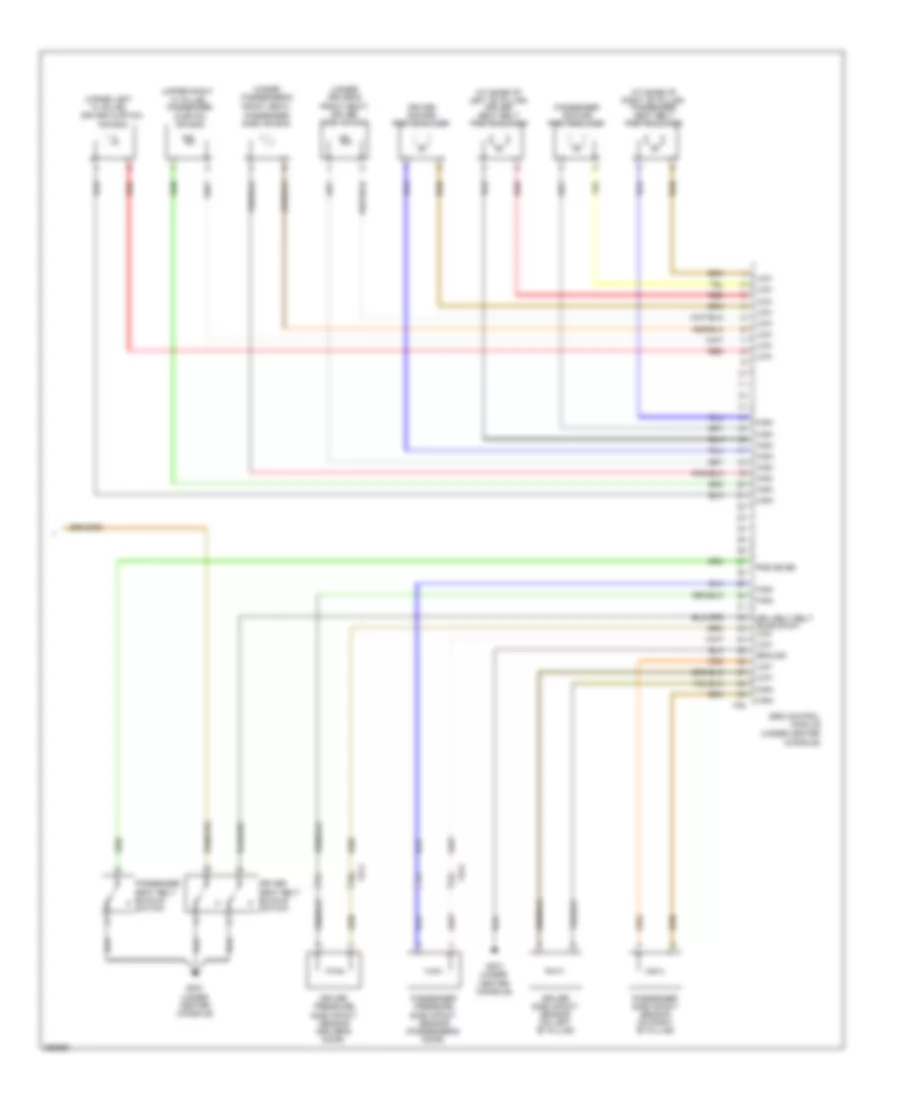 Supplemental Restraints Wiring Diagram (2 of 2) for Hyundai Elantra GLS 2012