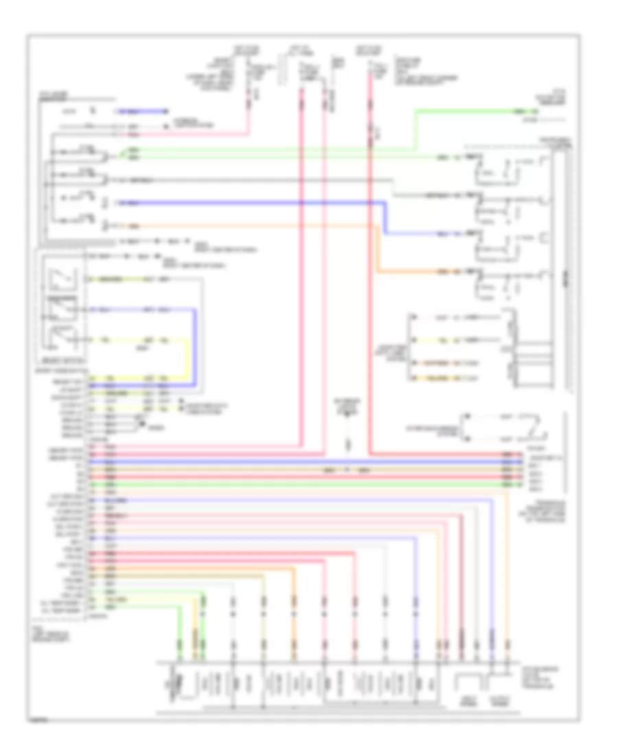 Transmission Wiring Diagram for Hyundai Elantra GLS 2012