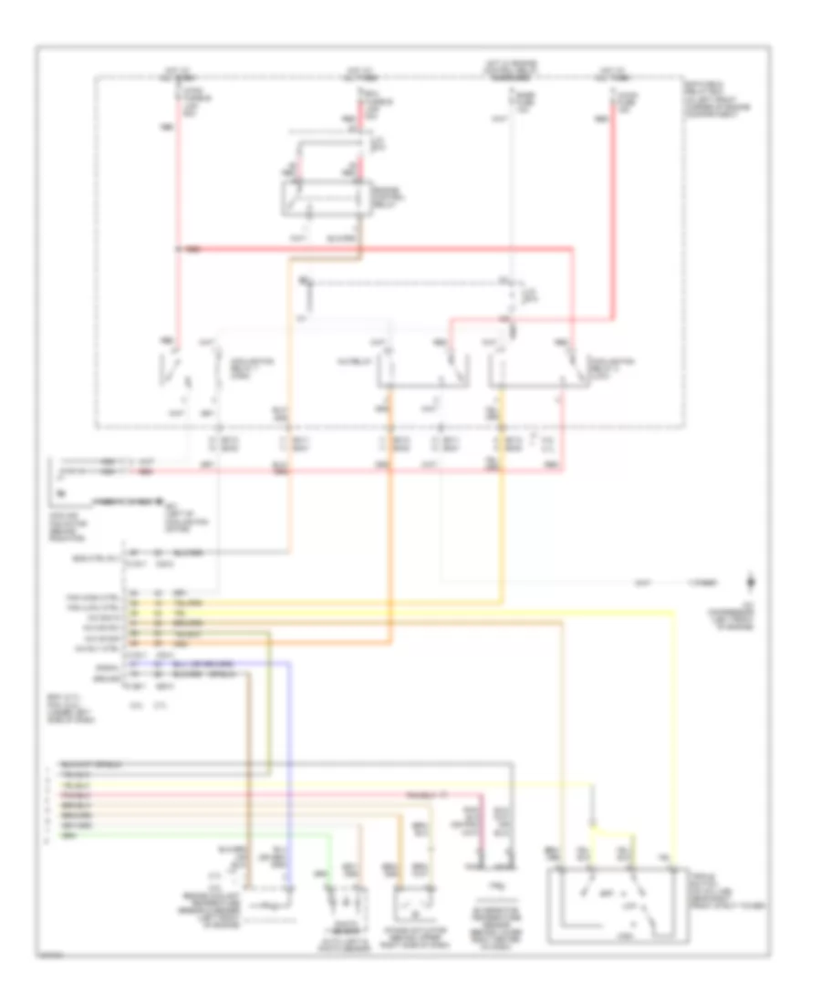 Automatic A C Wiring Diagram 2 of 2 for Hyundai Tucson Limited 2009
