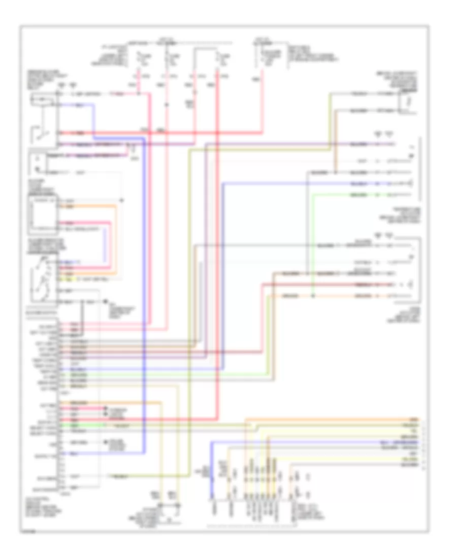 Manual A C Wiring Diagram 1 of 2 for Hyundai Tucson Limited 2009