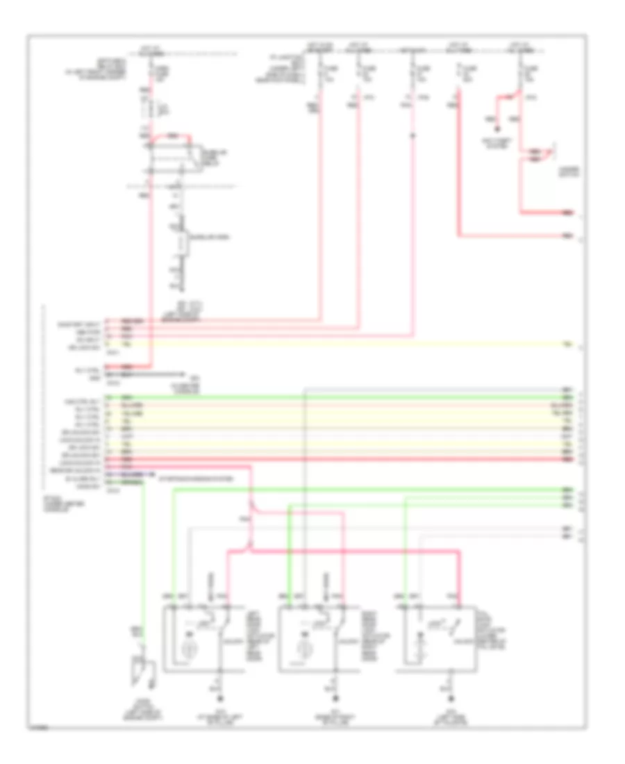 Forced Entry Wiring Diagram 1 of 2 for Hyundai Tucson Limited 2009