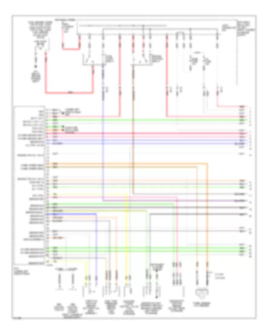 2 0L Engine Performance Wiring Diagram 1 of 4 for Hyundai Tucson Limited 2009