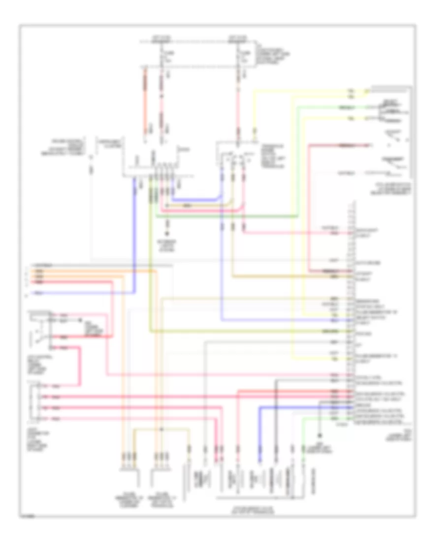 2.0L, AT Wiring Diagram (2 of 2) for Hyundai Tucson Limited 2009