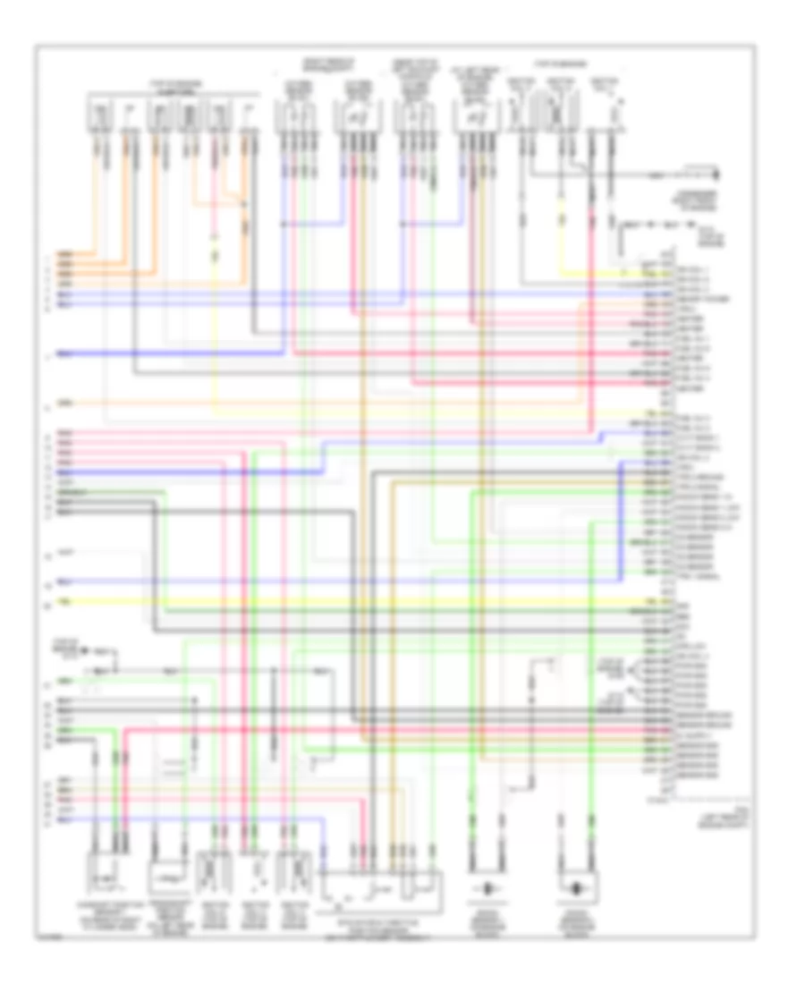 3.3L, Engine Performance Wiring Diagram (5 of 5) for Hyundai Sonata GL 2006