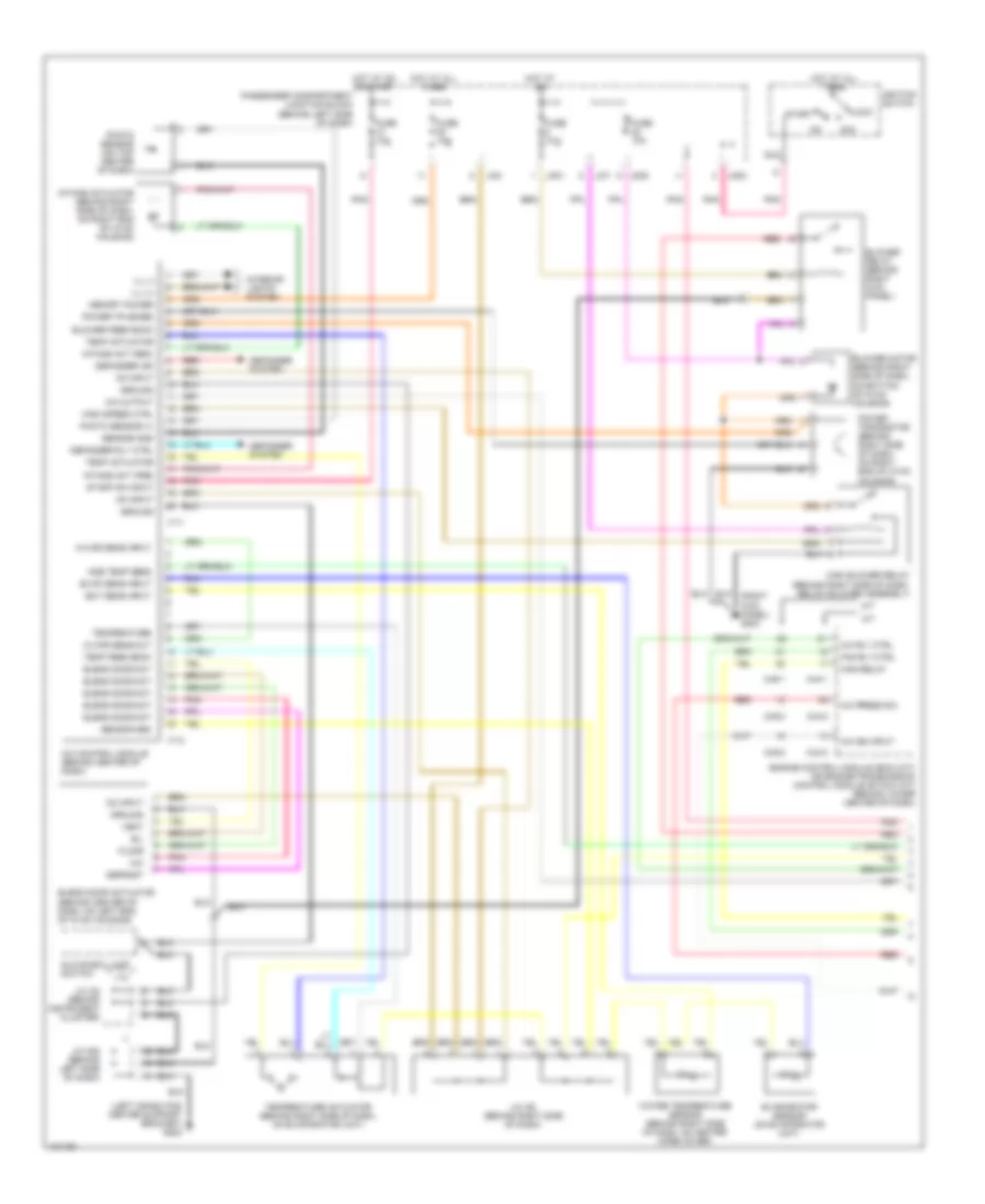 2 4L Automatic A C Wiring Diagram 1 of 2 for Hyundai Sonata GLS 2000