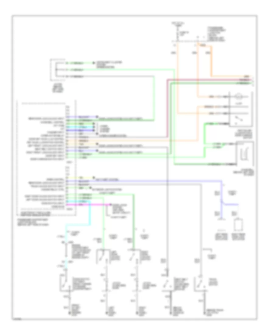 Body Computer Wiring Diagrams 1 of 2 for Hyundai Sonata GLS 2000