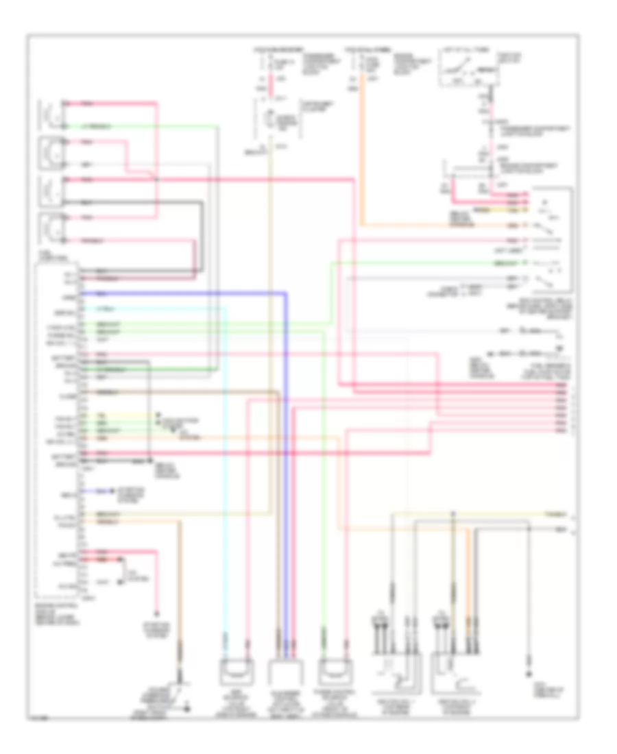 2 4L Engine Performance Wiring Diagrams M T 1 of 3 for Hyundai Sonata GLS 2000