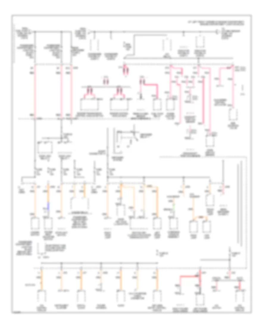 Power Distribution Wiring Diagram 4 of 5 for Hyundai Sonata GLS 2000