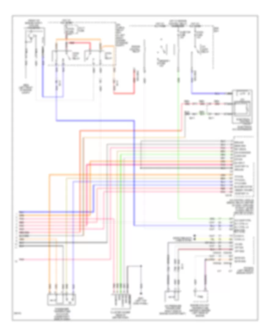 Automatic AC Wiring Diagram (2 of 2) for Hyundai Elantra Limited 2012
