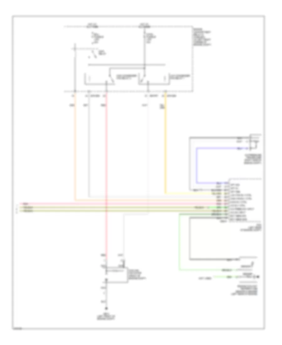 Manual A C Wiring Diagram 2 of 2 for Hyundai Elantra Touring GLS 2012