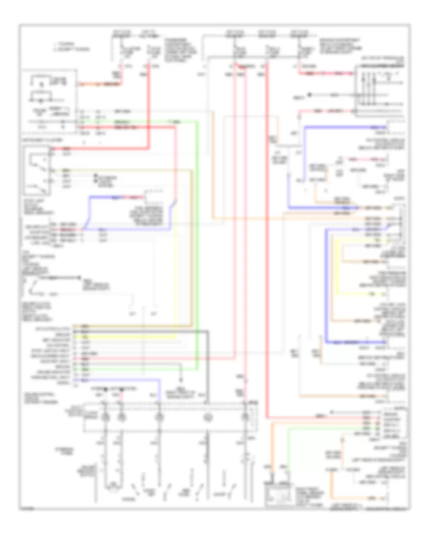 Cruise Control Wiring Diagram for Hyundai Elantra Touring GLS 2012