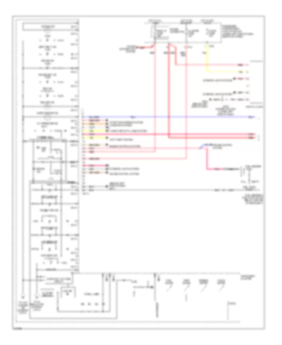 Instrument Cluster Wiring Diagram 1 of 2 for Hyundai Elantra Touring GLS 2012